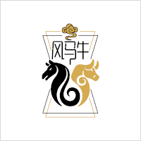 北京風牛馬咖啡标志